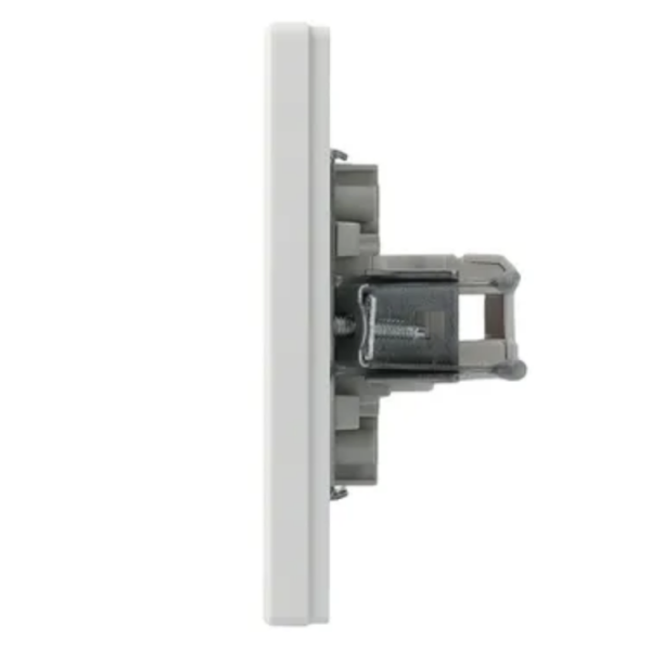 Schneider Asfora - Netzwerkdose - ISDN-Dose CAT5e 2xRJ45